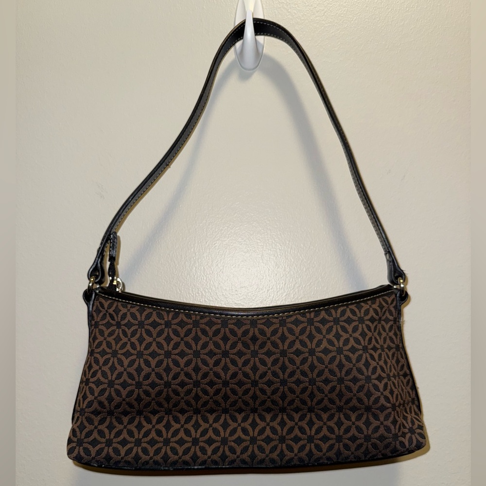Relic Brown and Black Geometric Patterned Shoulder Bag - Picture 2 of 4